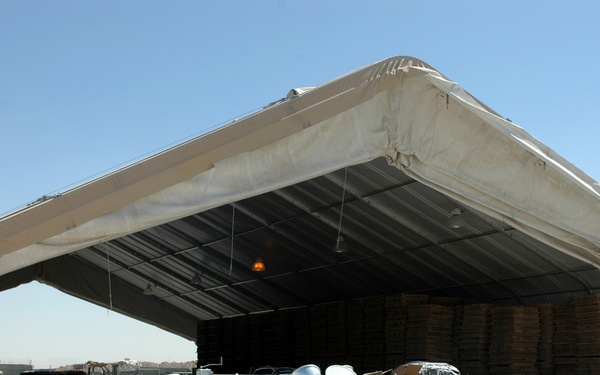 Riggers of 623rd QM help keep vehicles off of the road and out of harm’s way