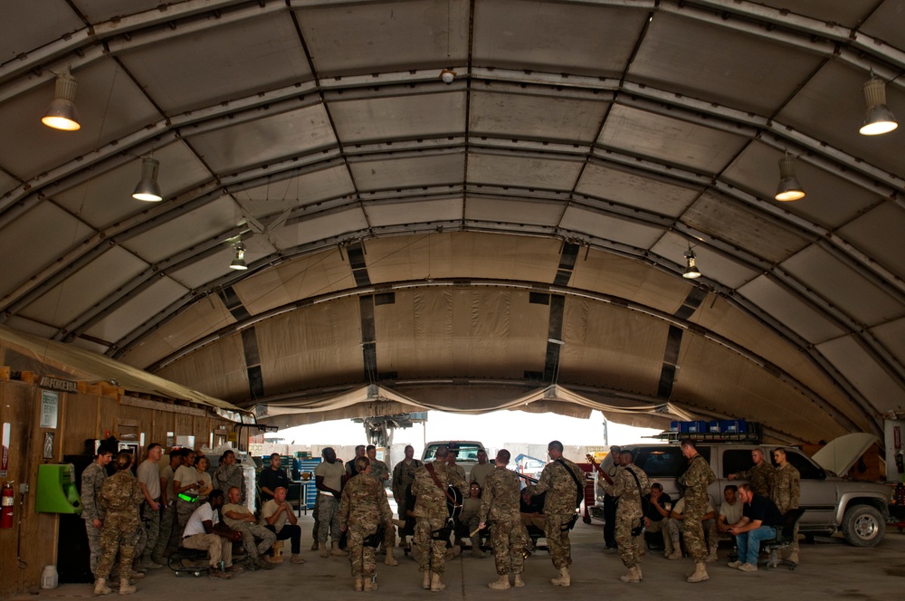 AFCENT band tours Afghanistan, boosts morale for all