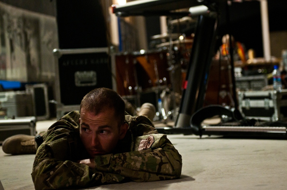 AFCENT band tours Afghanistan, boosts morale for all