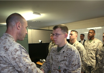 Pataskala, Ohio native and Marine OEF and OIF Veteran's Leadership and Performance Recognized