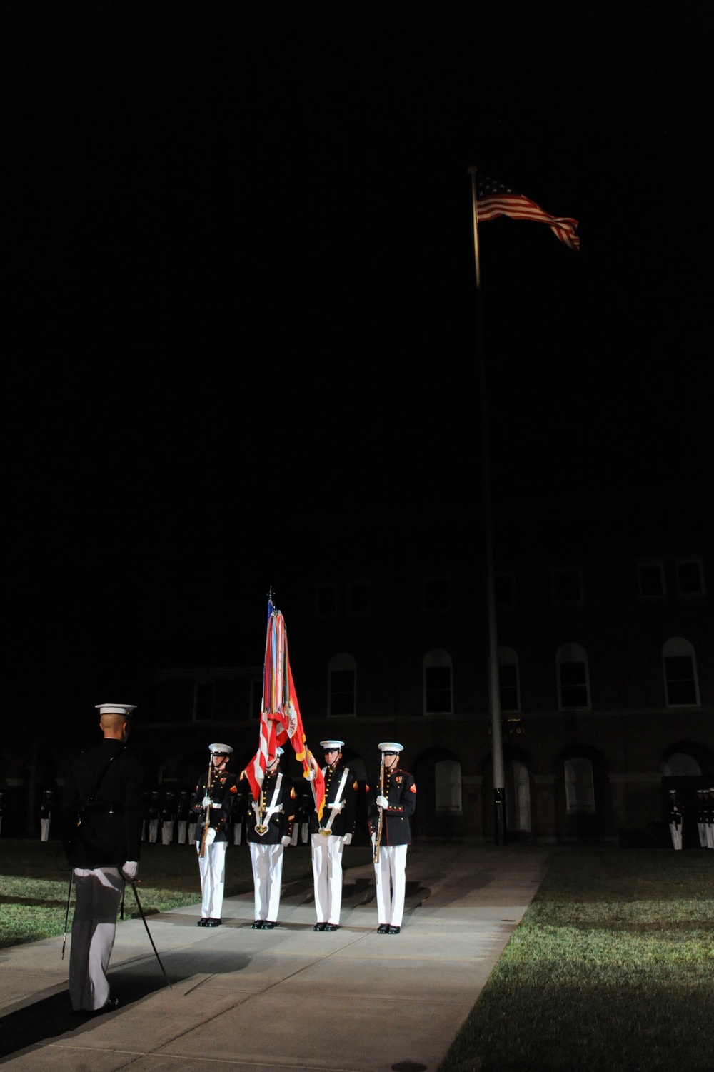 Evening parade reception at Marine Barracks Washington