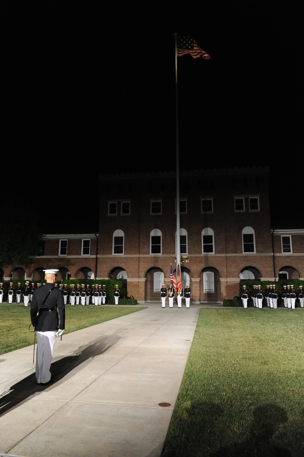 Evening parade reception at Marine Barracks Washington