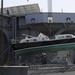 Sailors prepare admiral's barge