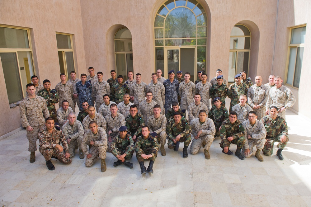 Marines train in Jordan