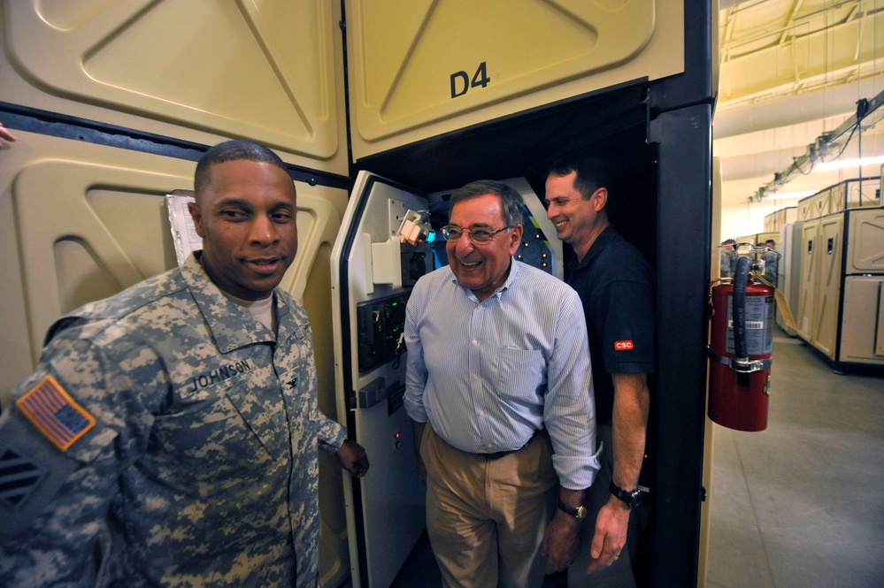 Secretary of Defense Leon E. Panetta visits Fort Benning