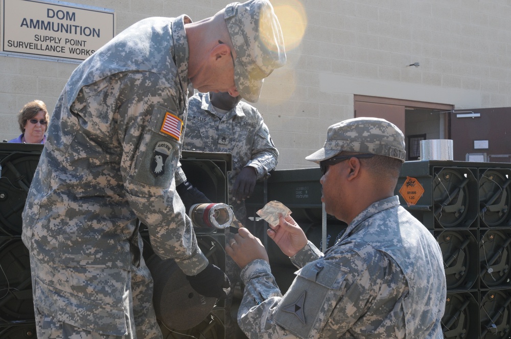 Sustainment soldiers participate in first Ammunition Inspectors Course on Fort Hood