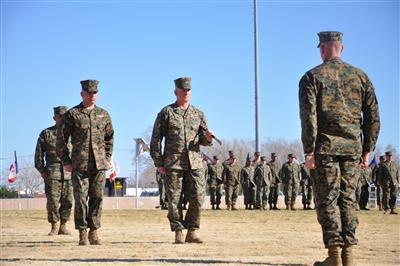 Relief and appointment ceremony inducts new sergeant major