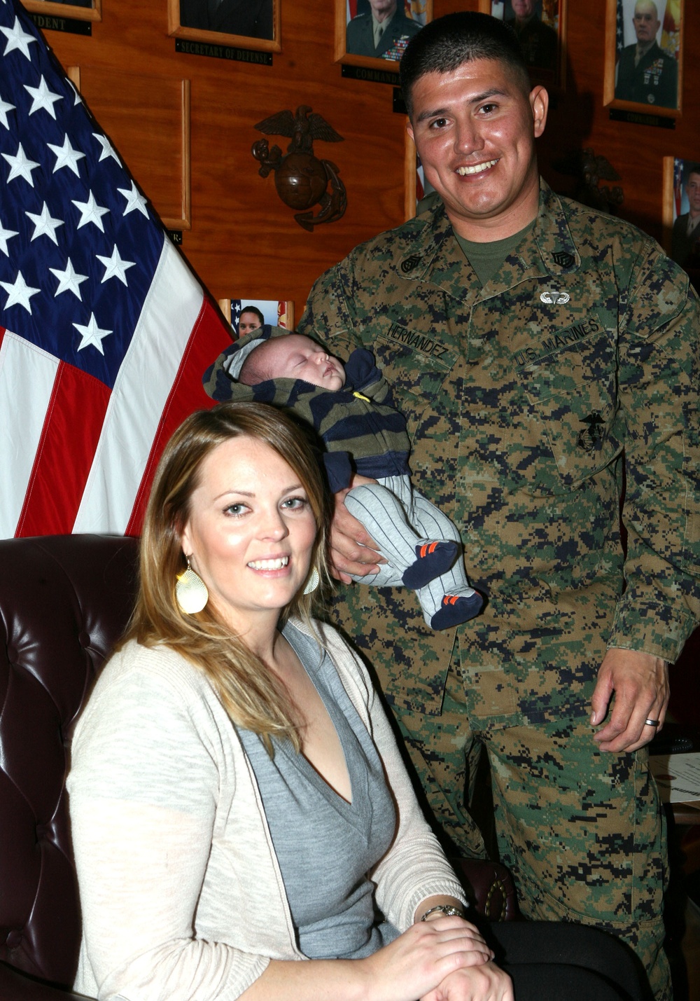 Woodland, Calif., native and Marine OEF and OIF Veteran is promoted to next rank