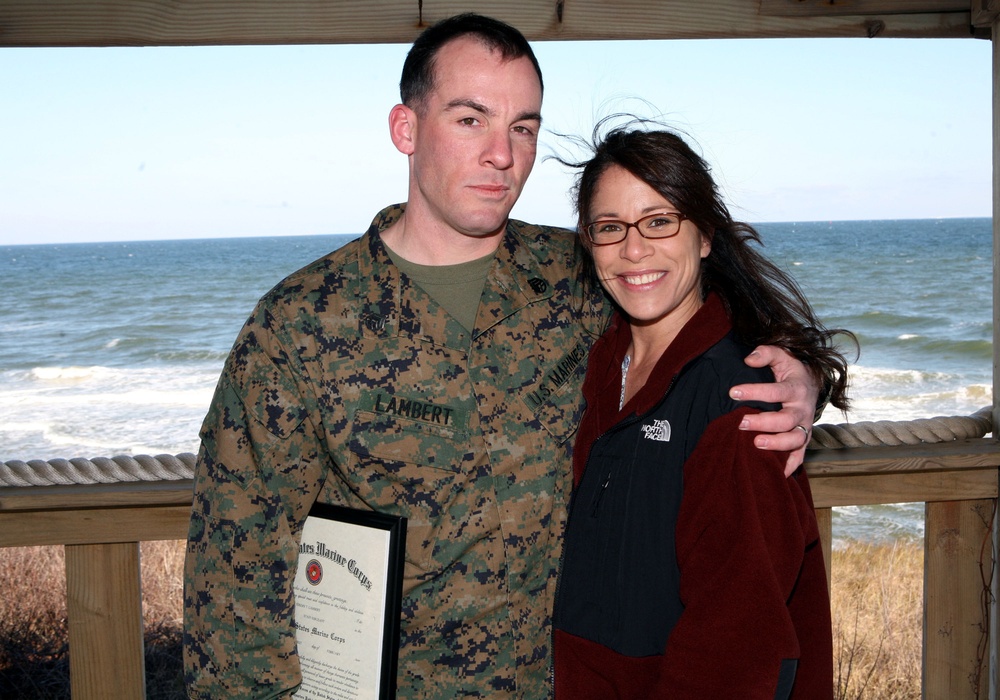 Longtime Chesterville, Maine, resident and Marine OIF veteran is promoted to next rank