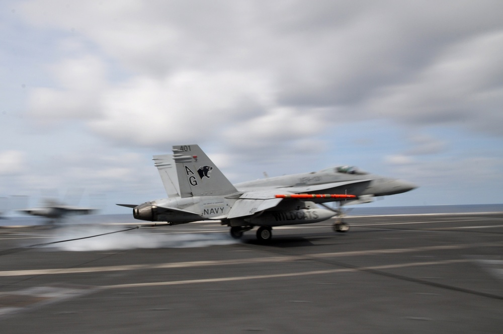 F/A-18C Hornet aboard USS Dwight D. Eisenhower