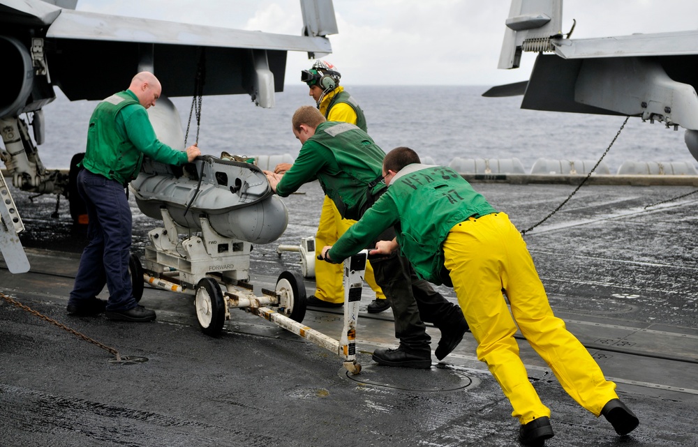 USS Carl Vinson flight deck