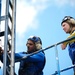 USS George H.W. Bush flight deck action