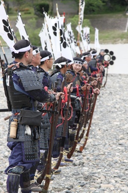 Daimyo marches to Edo in modern Japan