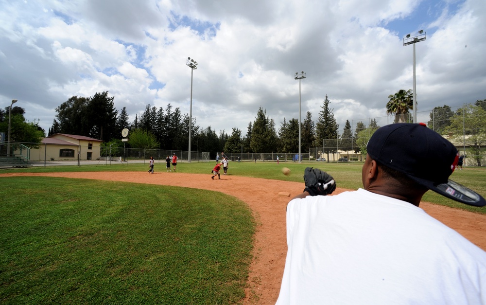 Camp swings kids into baseball season