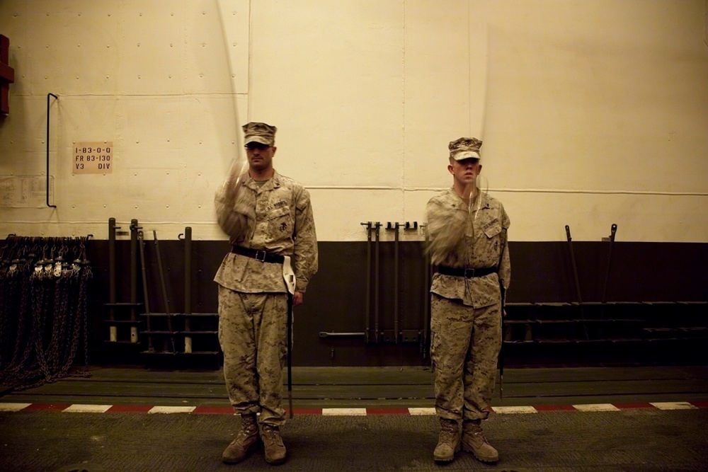 Marines attend leadership course aboard USS Makin Island