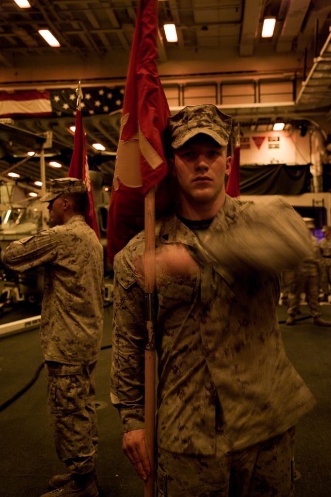 Marines attend leadership course aboard USS Makin Island