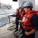 USS Vicksburg replenishment at sea