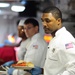 USS George H.W Bush sailor serves dinner