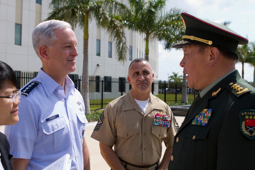 Chinese Minister of National Defense visits US Southern Command
