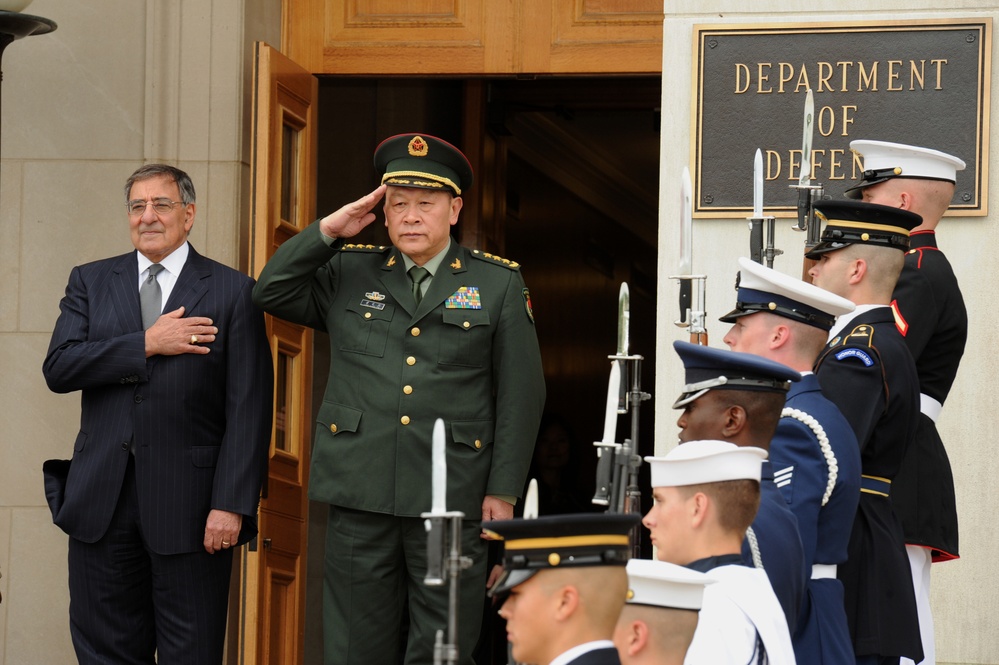 Minister of Defense of the People's Republic of China visits Pentagon