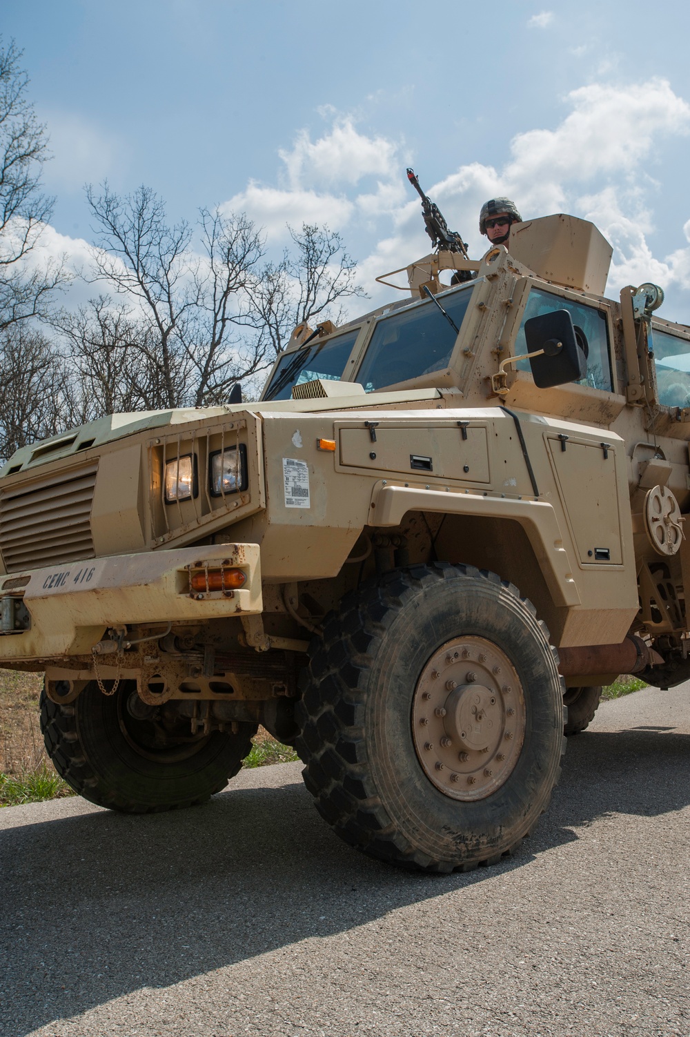 818th Engineer Company route clearance training