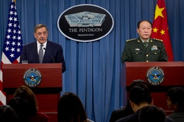 Chinese defense minister visits Pentagon