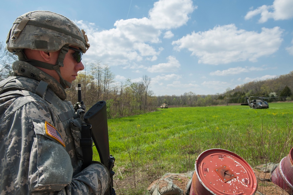 818 Engineer Company Casualty Evacuation Exercise