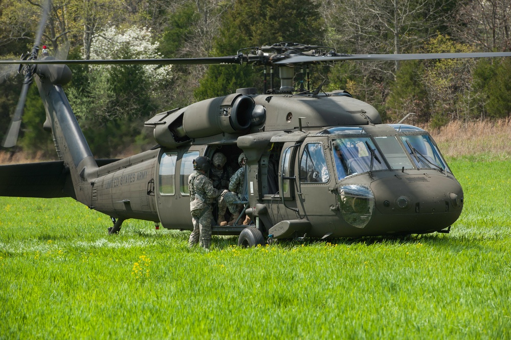 818 Engineer Company Casualty Evacuation Exercise