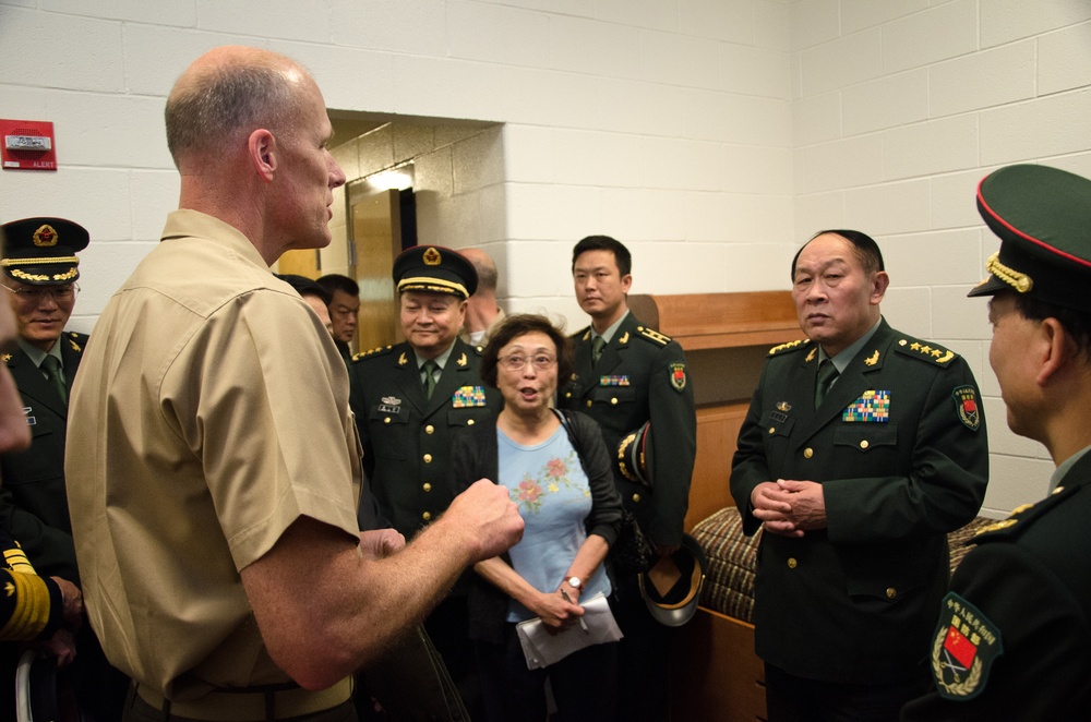 Camp Lejeune Marines host People’s Republic of China Minister of National Defense