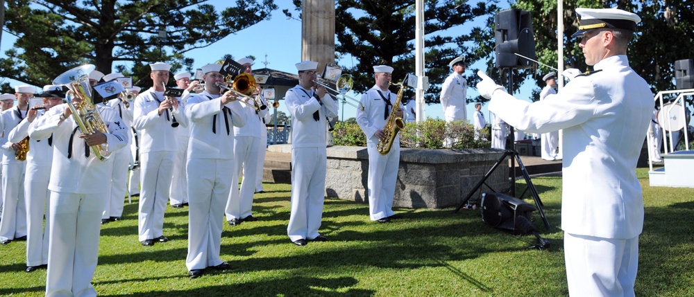 Battle of the Coral Sea ceremony in Brisbane