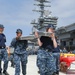Sailors enjoy pierside picnic in San Diego