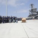 Sailors enjoy pierside picnic in San Diego
