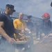 Sailors enjoy pierside picnic in San Diego