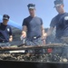 Sailors enjoy pierside picnic in San Diego