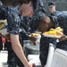 Sailors enjoy pierside picnic in San Diego