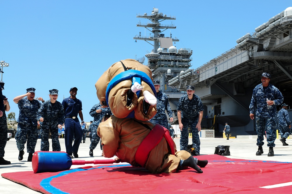 USS Nimitz celebrates 37th anniversary