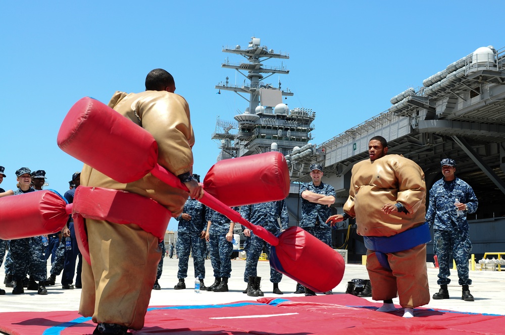 USS Nimitz celebrates 37th anniversary