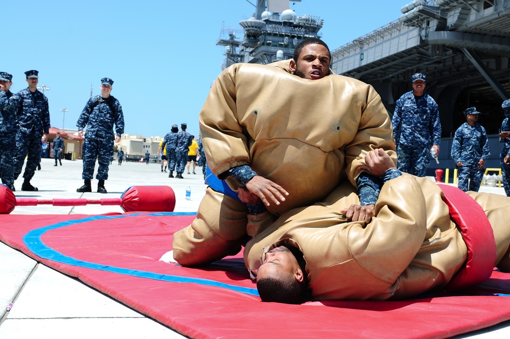 USS Nimitz celebrates 37th anniversary