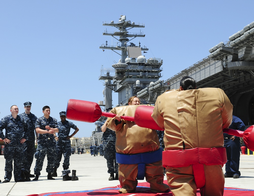 USS Nimitz celebrates 37th anniversary