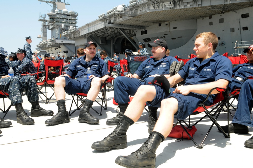 USS Nimitz celebrates 37th anniversary