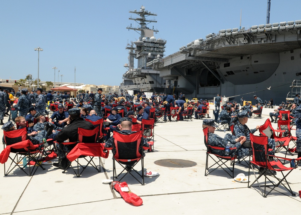 USS Nimitz celebrates 37th anniversary