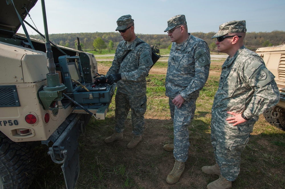 818th Engineer Company route clearance training