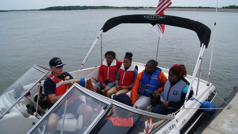 STEM students learn about boating safety