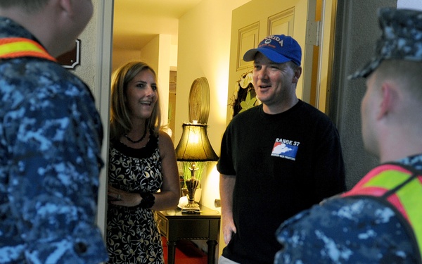 Security forces go door to door