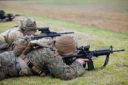 Marines arrive for shooting match