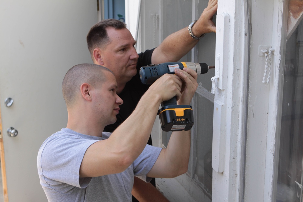 First responders help volunteers in need