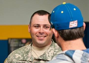 Truex assists South Carolina National Guard soldier
