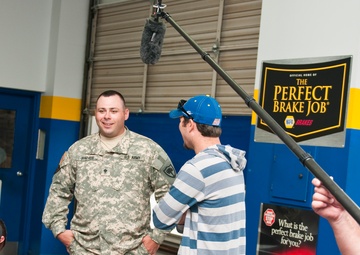 Truex assists South Carolina National Guard soldier