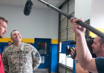 Truex assists South Carolina National Guard soldier
