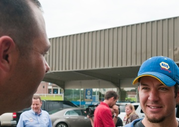 Truex assists South Carolina National Guard soldier